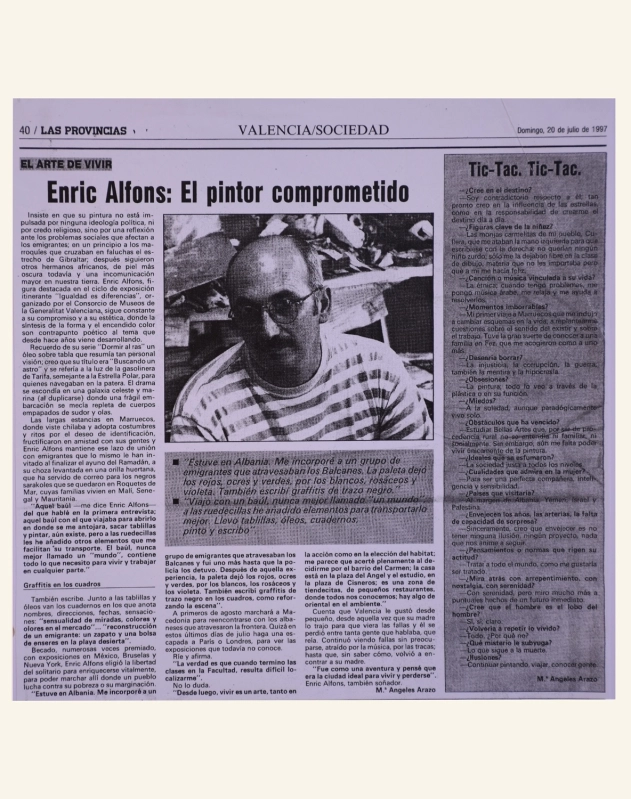 Enric Alfons: El pintor comprometido