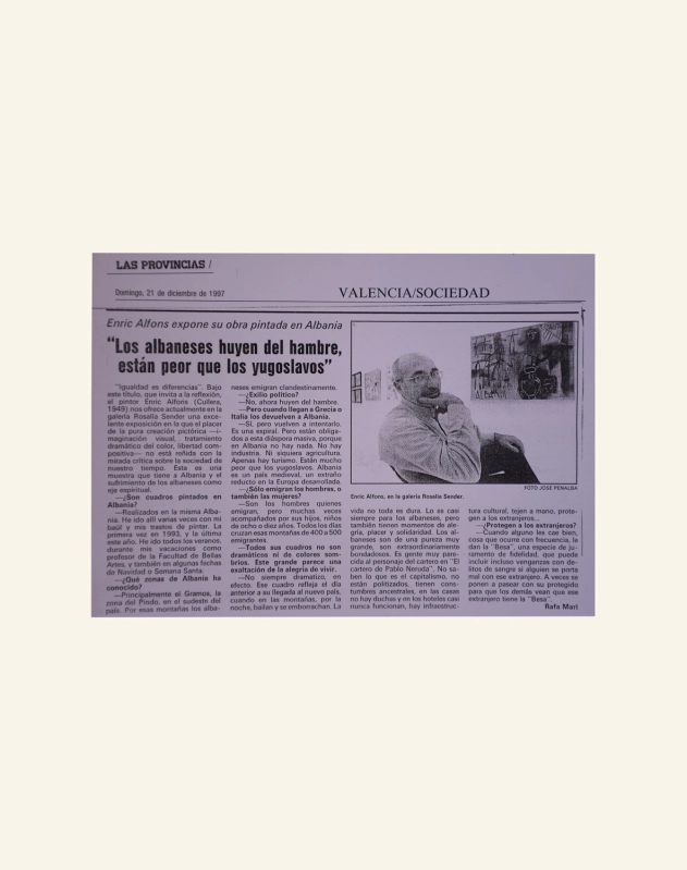 «Los albaneses huyen del hambre, están peor que los yugoslavos»