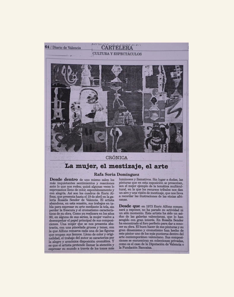 La mujer, el mestizaje, el arte