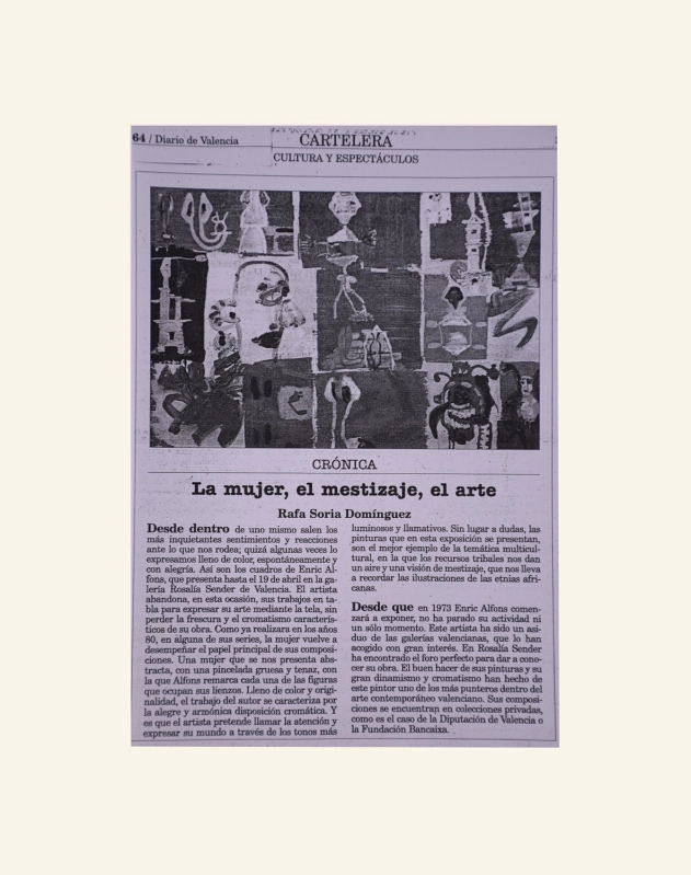 La mujer, el mestizaje, el arte