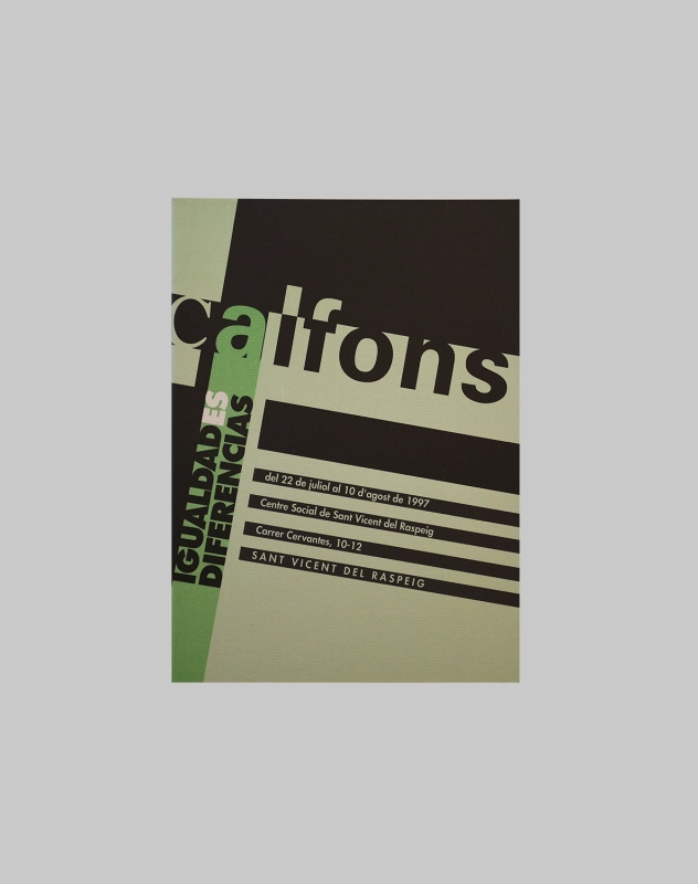 Catálogo individual Enric Alfons en Sant Vicent del Raspeig