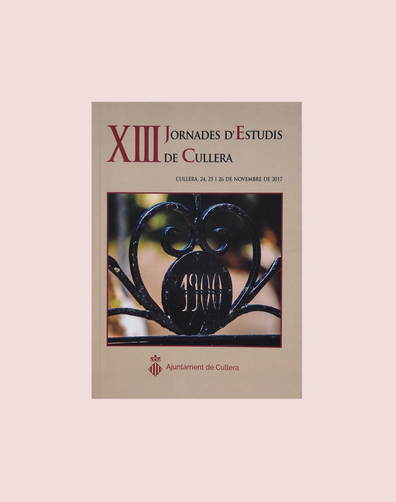 XIII JORNADES D'ESTUDIS DE CULLERA