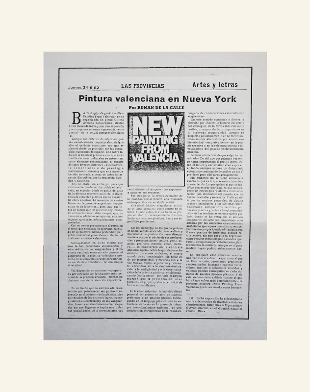 Pintura valenciana en Nueva York