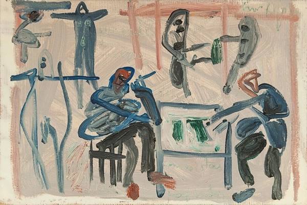 S/T (Entre cambistas, Pogradec, Albania), 1997