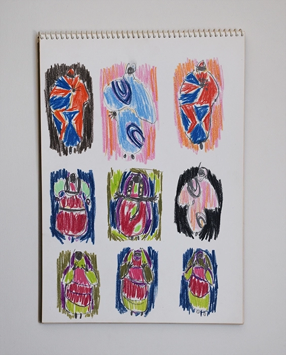 Travel notebooks. Morocco, 1988