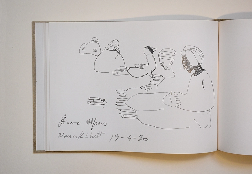 Travel notebooks. Mauritania, 1990