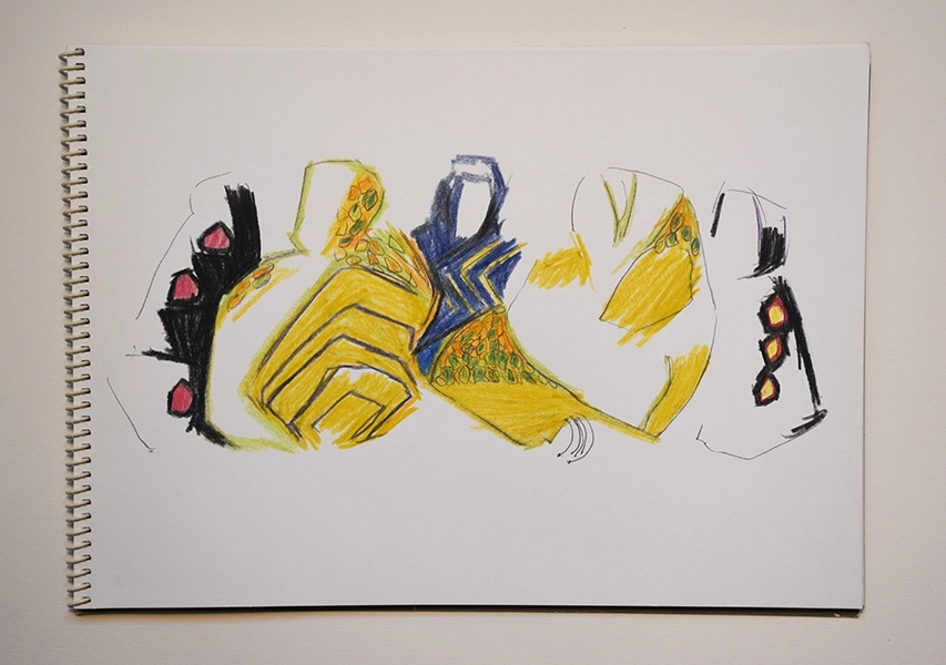 Travel notebooks. Mauritania, 1990
