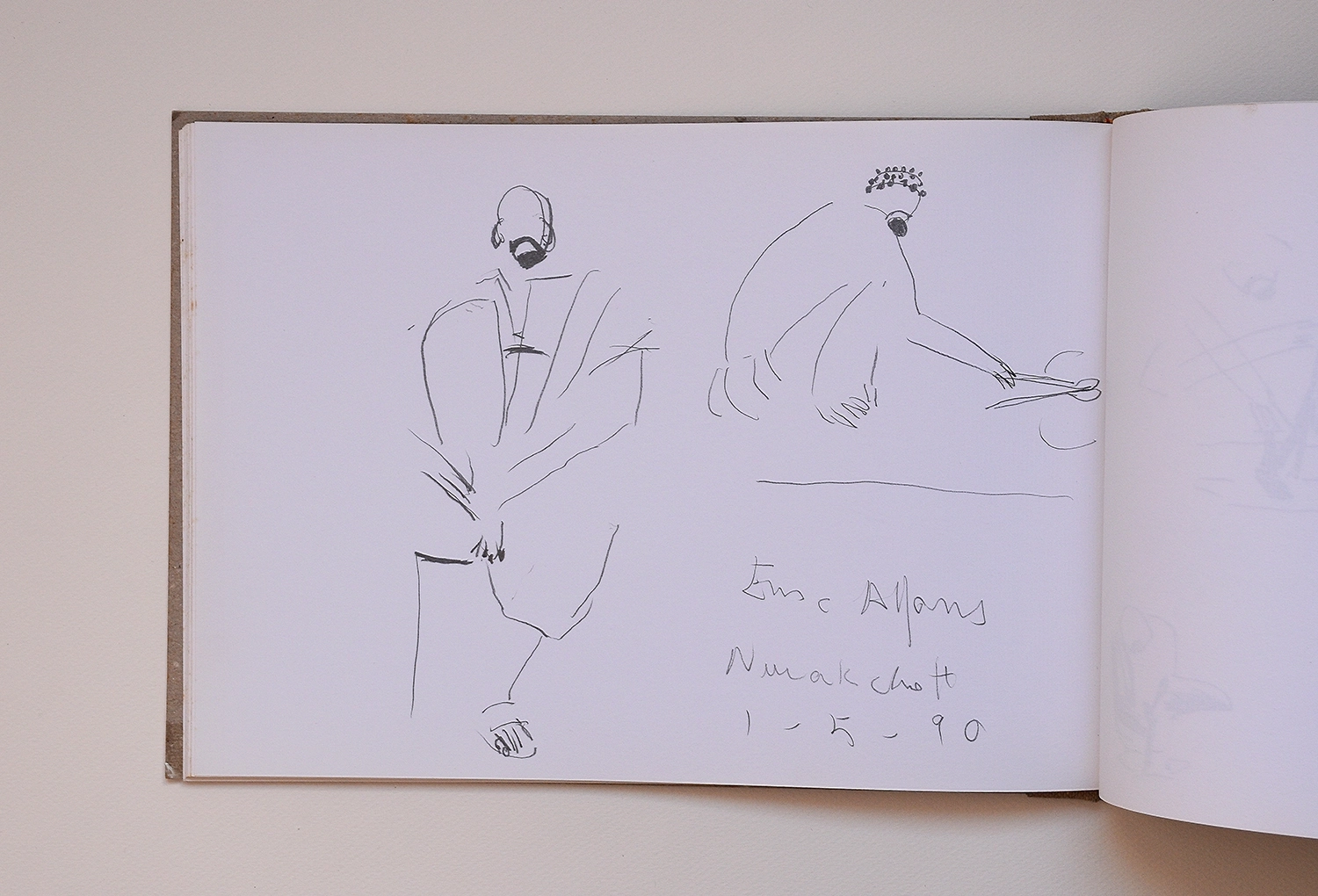 Travel notebooks. Mauritania, 1990